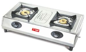 2 Burner Yashika Popular Stainless Steel Gas Stove