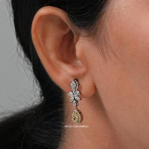 Kite Cut Lab Grown Diamond Earrings