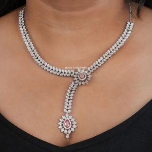 Pear Lab Grown Diamond Necklace