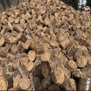 Cotton Stalk Biomass Briquettes