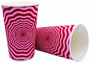 5oz Custom Printed Ripple Paper Cup for Hot Drink