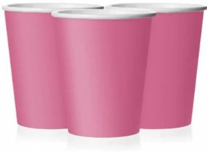 5oz Pink Disposable Paper Cups