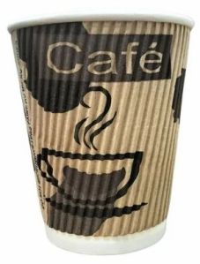 5oz Double Wall Printed Rippled Cup