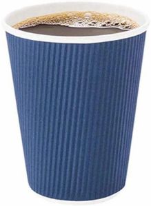 6oz Double Wall Custom Ripple Paper Cup