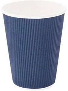 6oz Double Wall Custom Ripple Paper Cup