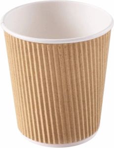 8oz Single Ripple Wall Paper Cup
