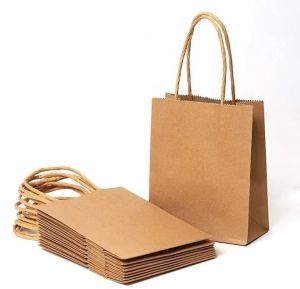 Brown Kraft Paper Shopping Bag