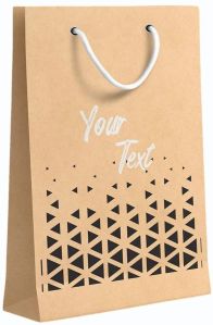 Brown Prined Paper Bag