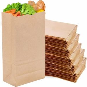 Brown Sos Grocery Paper Bags