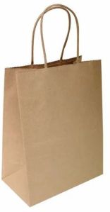 Brown Kraft Paper Shopping Bag