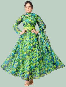 Ladies Georgette Gowns