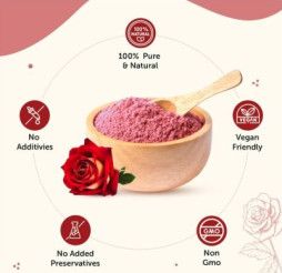 Natural Pure Rose Petal Powder