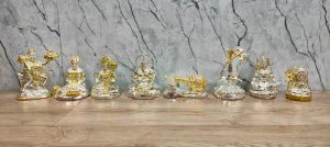 Silver Plated God Statues