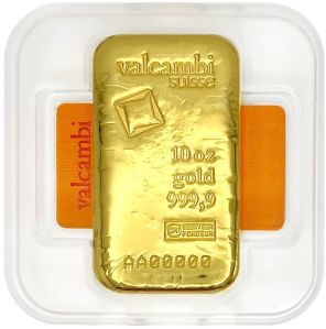 10oz Valcambi Suisse Gold Bar