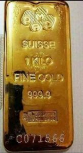 1kg Pamp Suisse Gold Bar