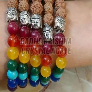 5 Mukhi Rudraksh Beaded Bracelet