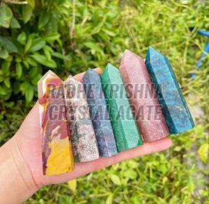 Agate Crystal Healing Tower