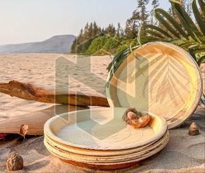 12 Inch Round Areca Leaf Plate