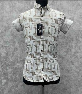 Men\'s Casual Printed Full Sleeve Shirt