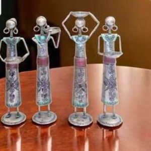 Handcrafted Tribal Lady Figurines