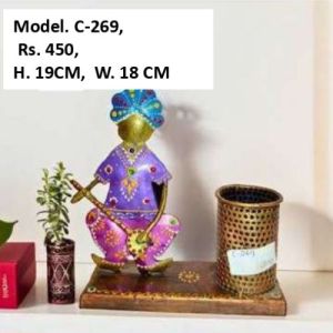 Rajasthani Musician Pen Stand