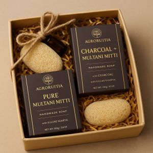 Charcoal & Multani Mitti Handmade Bar Soap