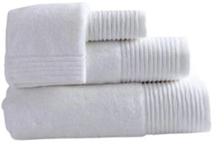 500 GSM Cotton White Hotel Towel