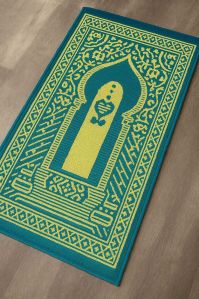 Teal Green Premium Polypropylene Namaz Mat