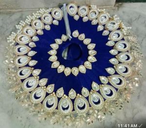 Laddu Gopal Flower Stone Work Poshak