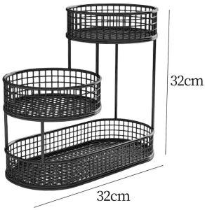 Metal 3 Tier Fruit  Vegetable Storage Basket