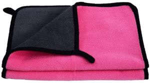 600 GSM Pink Microfiber Cleaning Towel