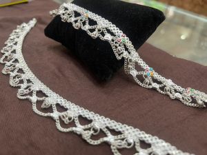 Designer Silver Anklets