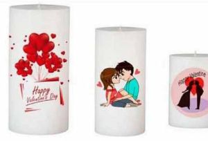 Art Work Pillar Candle