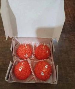 Ladoo Shape Soy Wax Candle