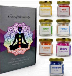 Seven Chakras Soy Wax Jar Candle