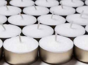 White Round Tea Light Candle