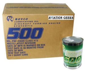 Lanxess Royco 500 Synthetic Turbine Engine Oil (MIL-PRF-23699G)