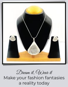 Silver Filigree Necklace Set