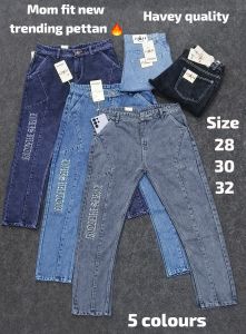 Unisex Mom Fit Denim Jeans