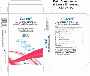 Hydrophobic Acrylic Optima Vue Edof Id Focus Intraocular Lens