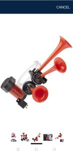 3 Pipe Air Pressure Horn Universal For All Models 12volts for Bike Car Lorry Tractor