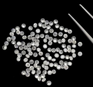 2mm Round Cut Lab Grown Diamond VS2 Clarity E Color