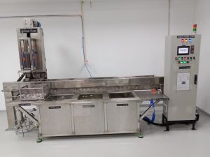 Automated Ultrasonic 3 Stage Al Parts Cleaning Machine