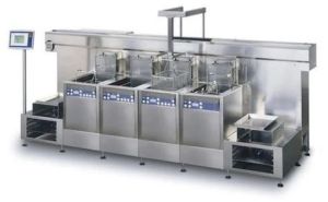 Silver Stainless Steel Multistage Ultrasonic Cleaner