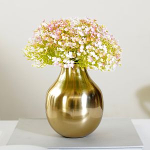 VA10025S Golden Flower Vase