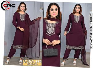 Casual Wear Padmavati Black Kurti Set