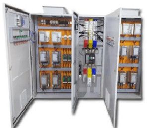 electric real time power factor correction panel
