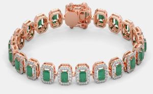 Emerald Diamond Bracelet