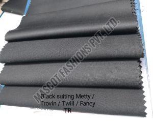 Black Uniform Suiting Fabric