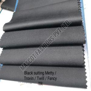 Black Uniform Suiting Fabric